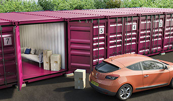 pink self storage Barry outside photo