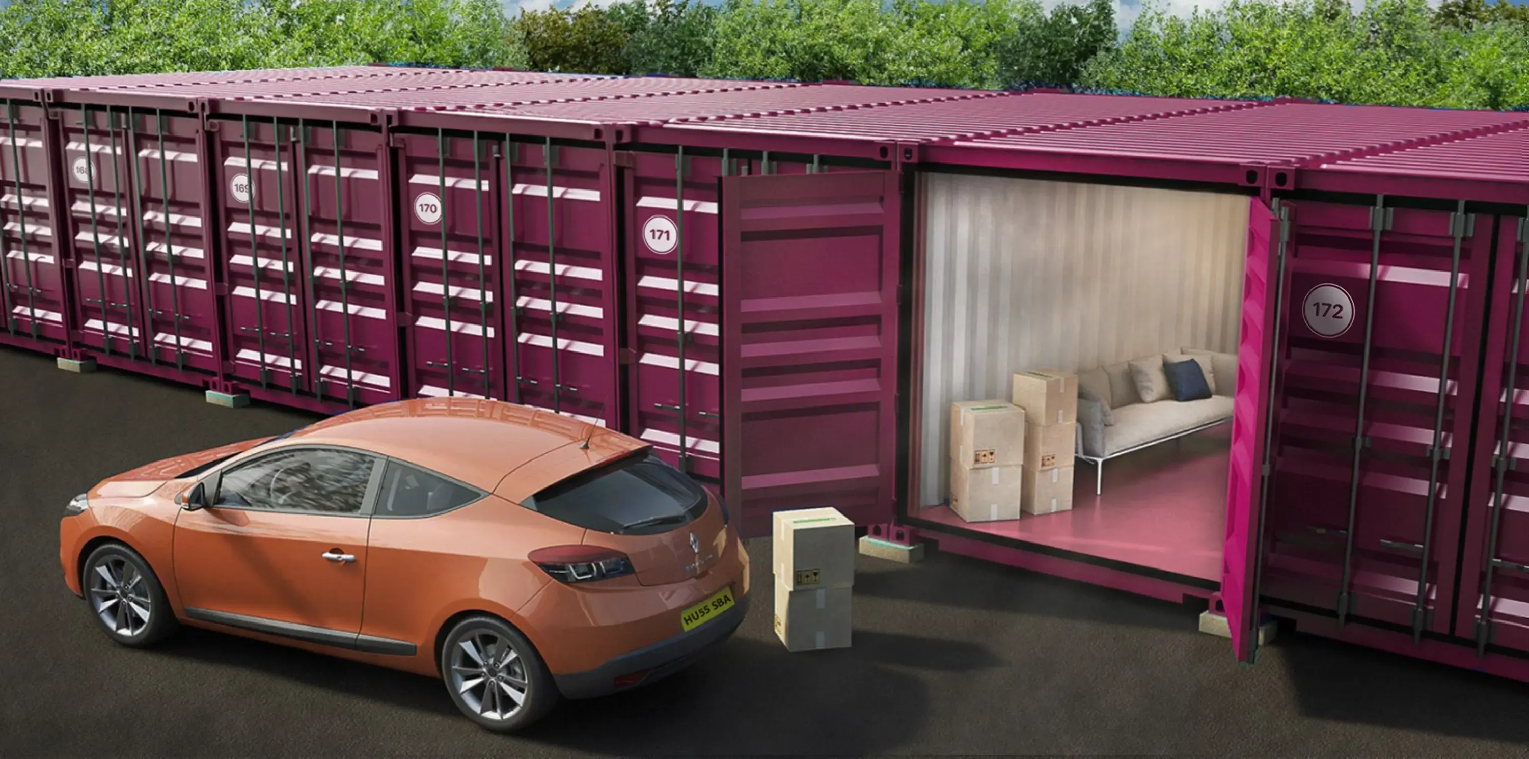 On-Site Container Storage | Shipping Containers for Affordable Self Storage UK