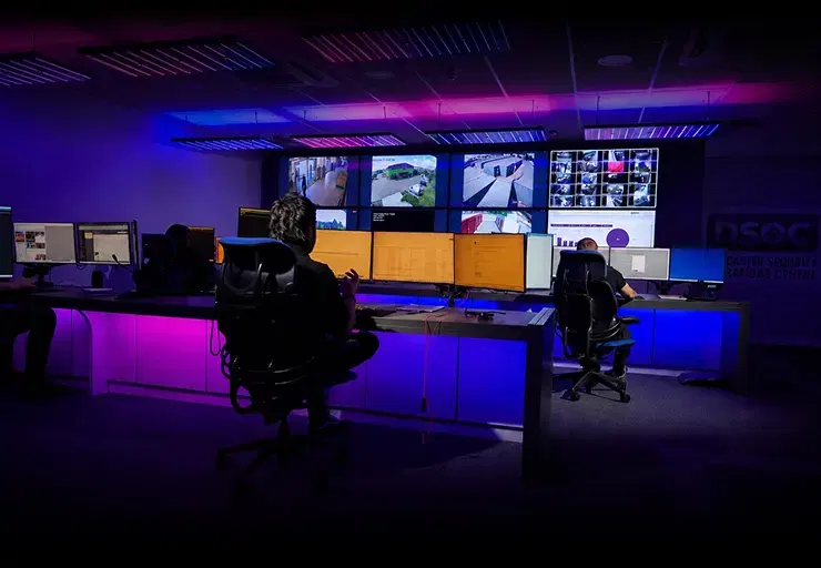 Pink Self Storage Security Control Room